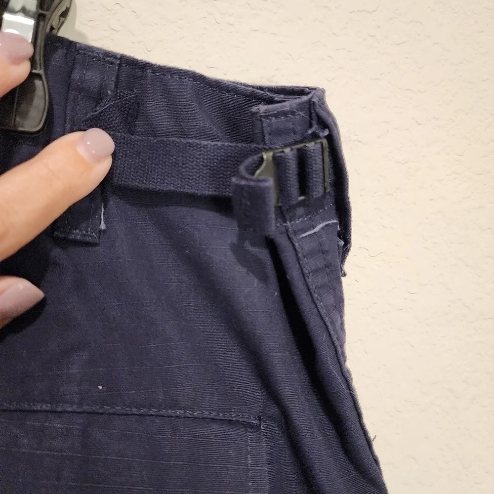 TruSpec Navy Blue Tactical Pants Cargo Pockets Size XL Long EMS